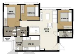 Blk 408C Northshore Residences II (Punggol), HDB 4 Rooms #561984461